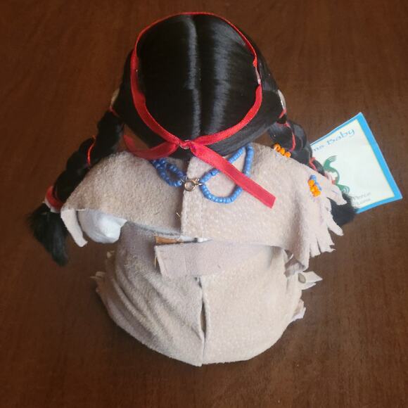 Gentle Dreams Baby Moon Nez Perce Native American leather beaded New with tags - Picture 9 of 12